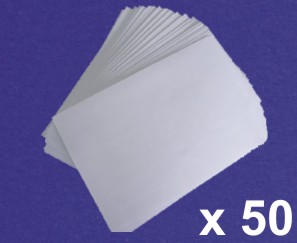 White Print Media for Doming x 50 Sheets White Print Media for Doming x 50 Sheets
